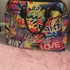 Large Graffiti Travel Bag